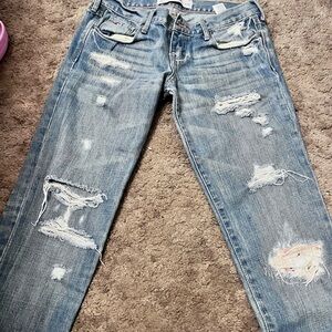 Hollister Women's Blue Denim Jeans